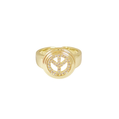ANILLO PEACE AND LOVE