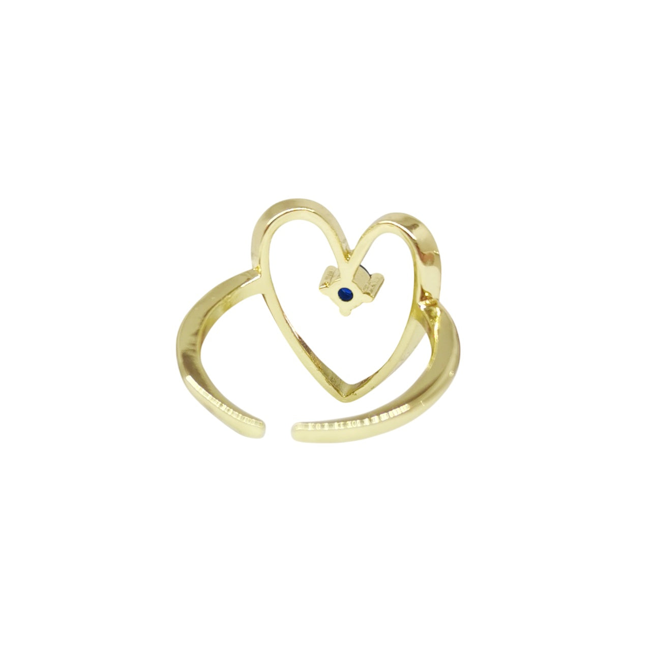 ANILLO CORAZON SILUETA