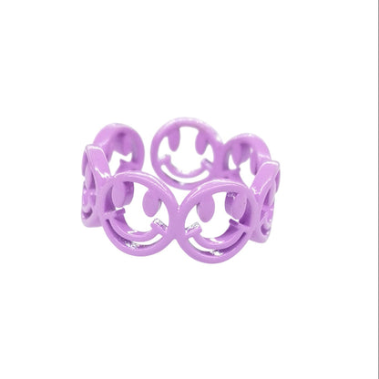 ANILLO CARITAS FELICES MORADAS