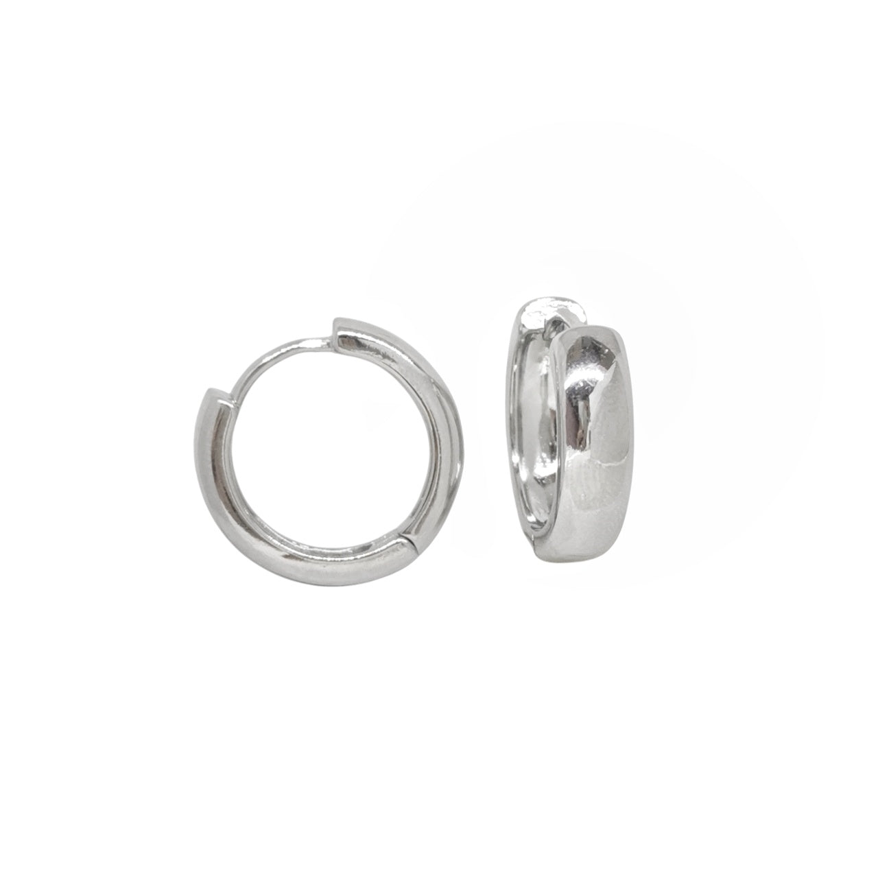 ARRACADAS BASICAS PLATEADAS