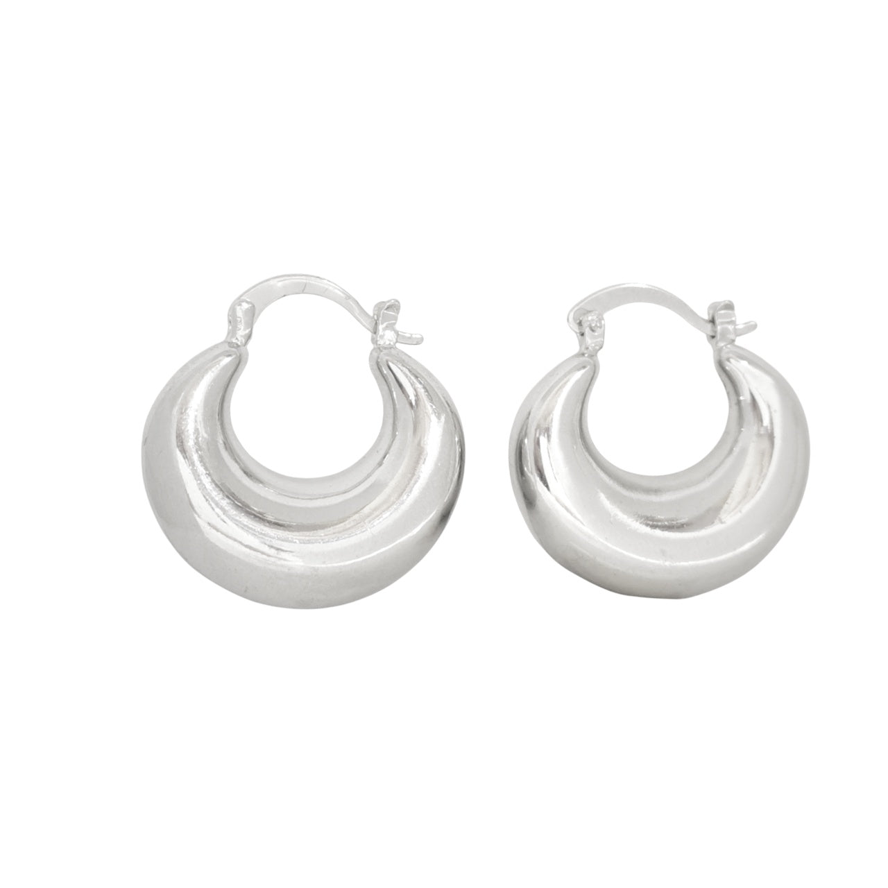 ARRACADAS CHUNKY PLATEADAS