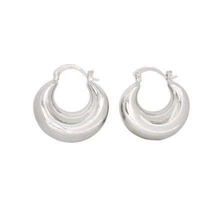 ARRACADAS CHUNKY PLATEADAS