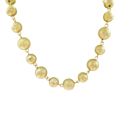 COLLAR BOLITAS DORADO