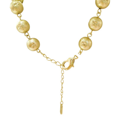 COLLAR BOLITAS DORADO
