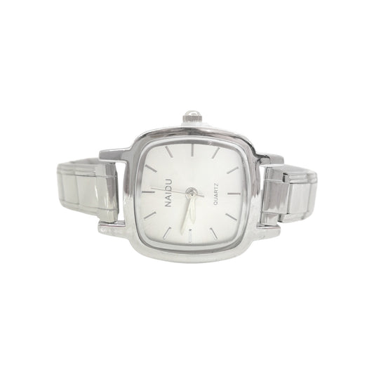 RELOJ ITALIANO CUADRADO BLANCO
