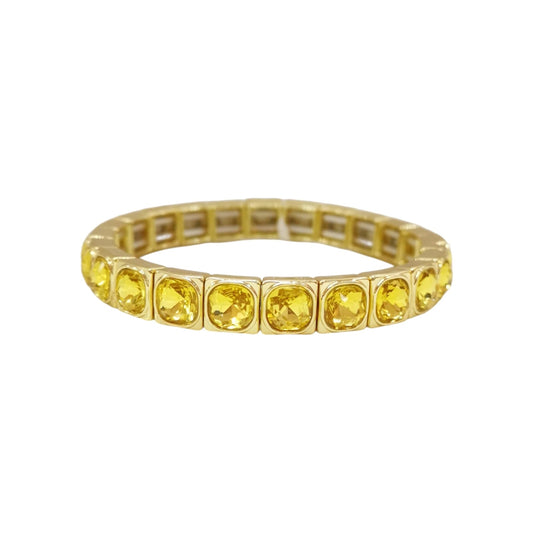 BRAZALETE ZIRCONIAS AMARILLAS