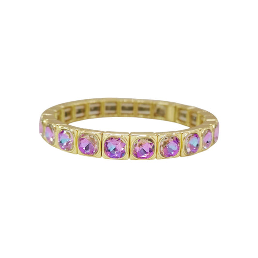 BRAZALETE ZIRCONIAS MORADAS