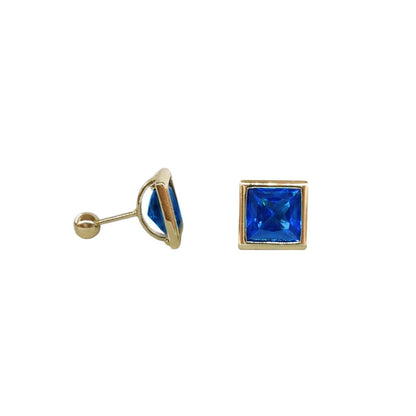 BROQUELES CUADRO ZIRCONIA GRANDE