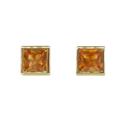 BROQUELES CUADRO ZIRCONIA GRANDE