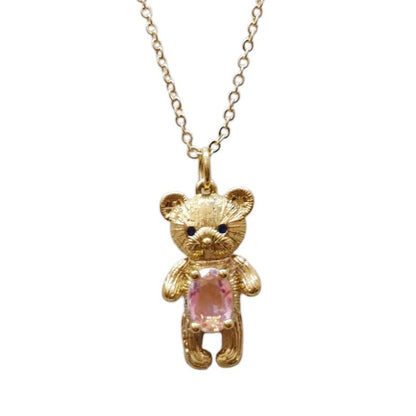 COLLAR OSITO PANZA ZIRCONIA
