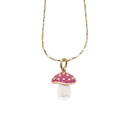 COLLAR HONGO ROSA