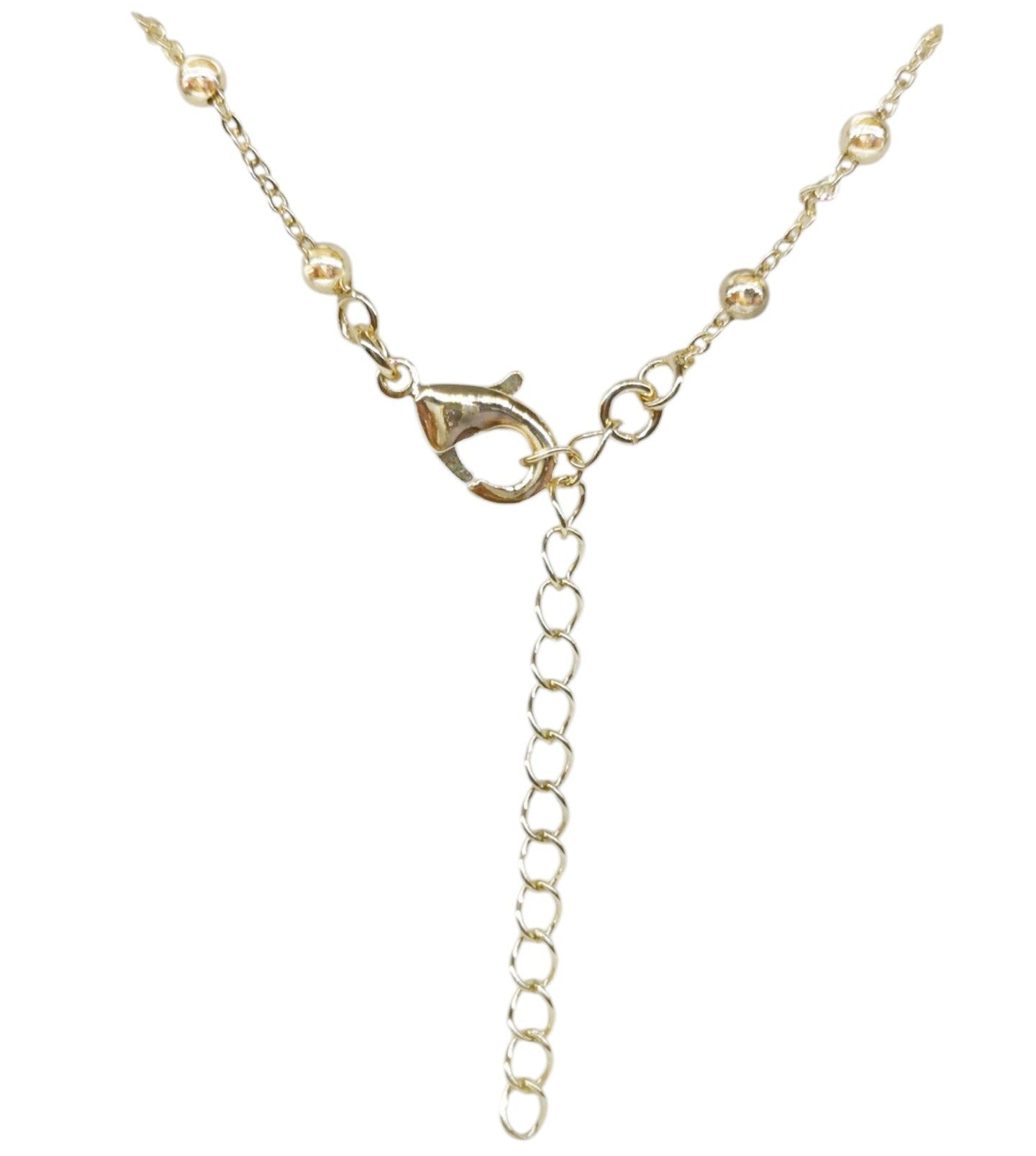 COLLAR MEDALLA PERLA  (VIRGEN CON PERLITAS)