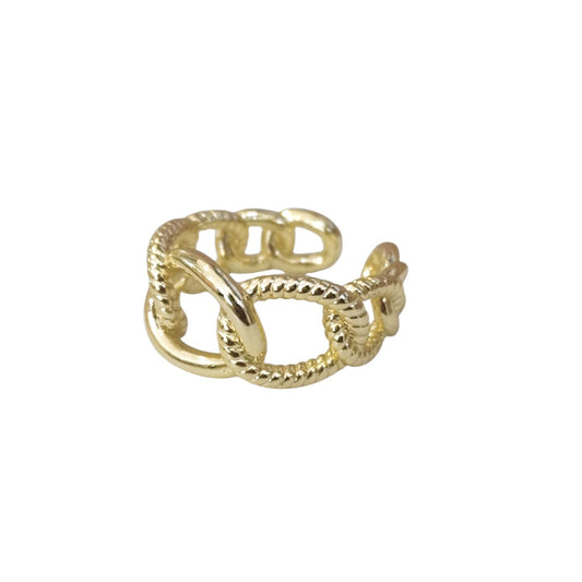 ANILLO ESLABONES DIAMANTADOS