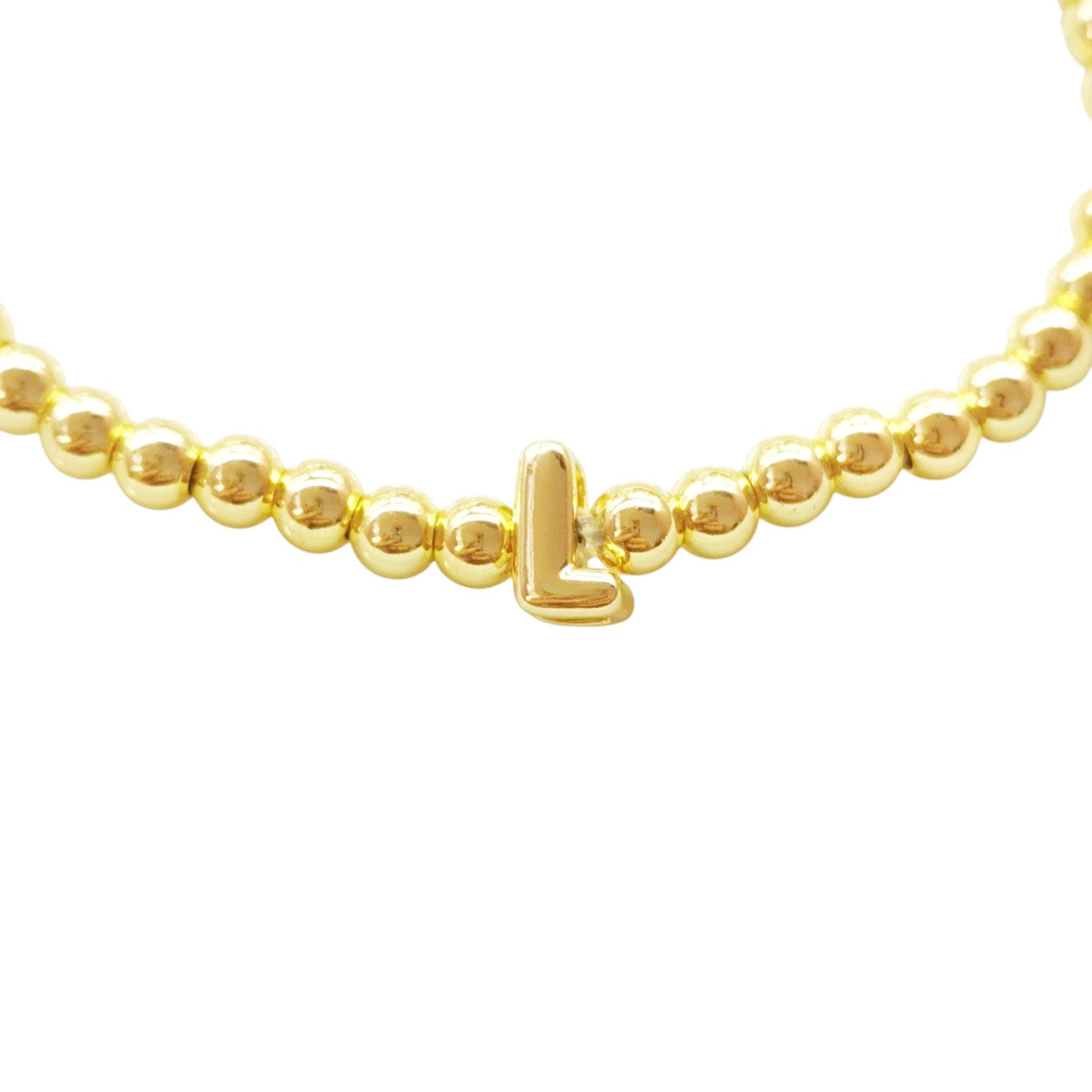 PULSERA INICIAL DORADA