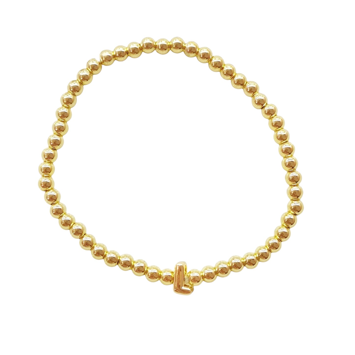 PULSERA INICIAL DORADA