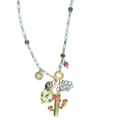 COLLAR VERDE, CACTUS