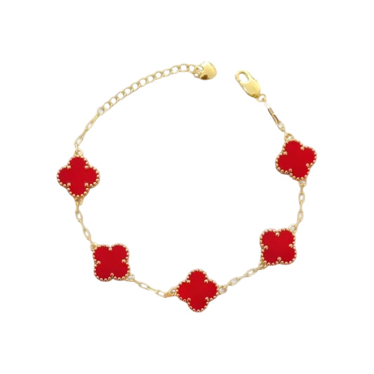 PULSERA VAN CLEEF ROJA
