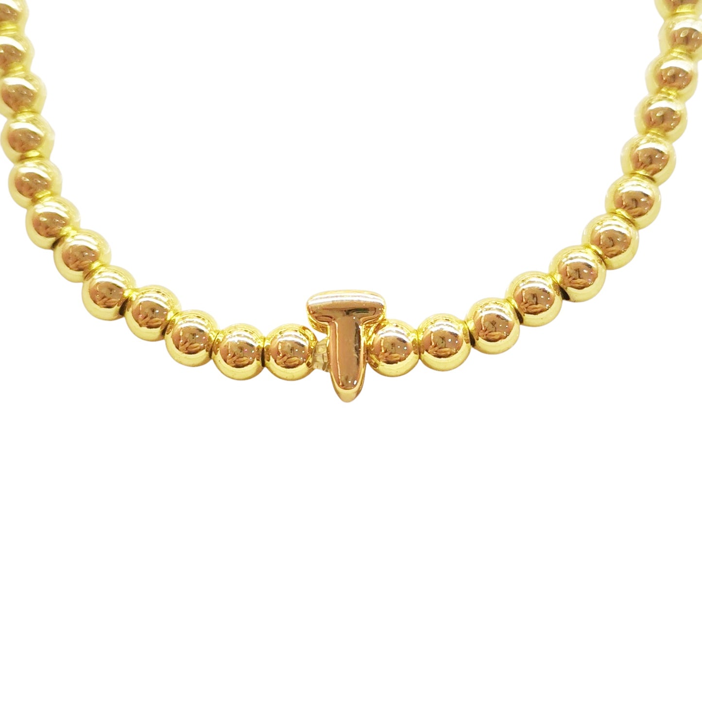 PULSERA INICIAL DORADA