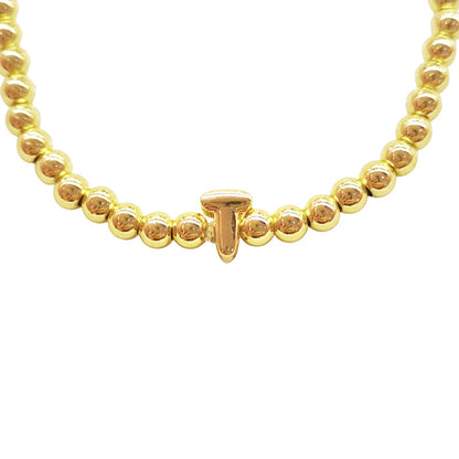 PULSERA INICIAL DORADA