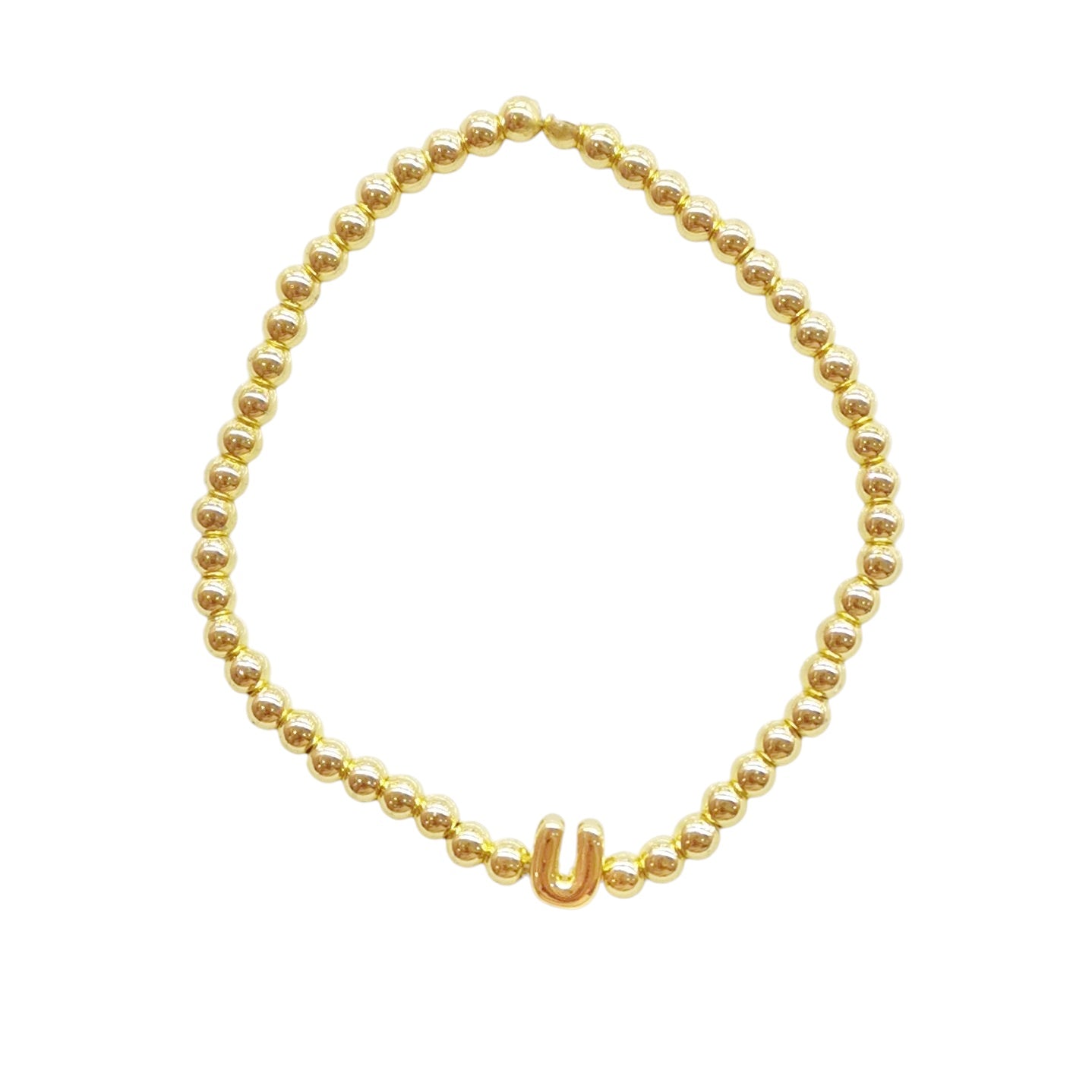 PULSERA INICIAL DORADA