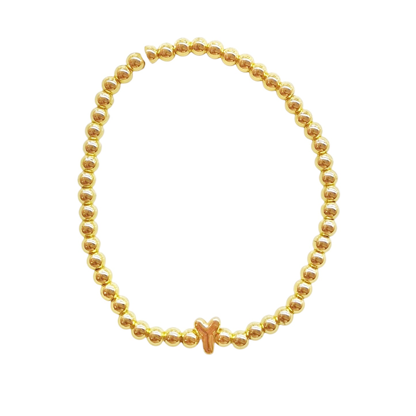 PULSERA INICIAL DORADA