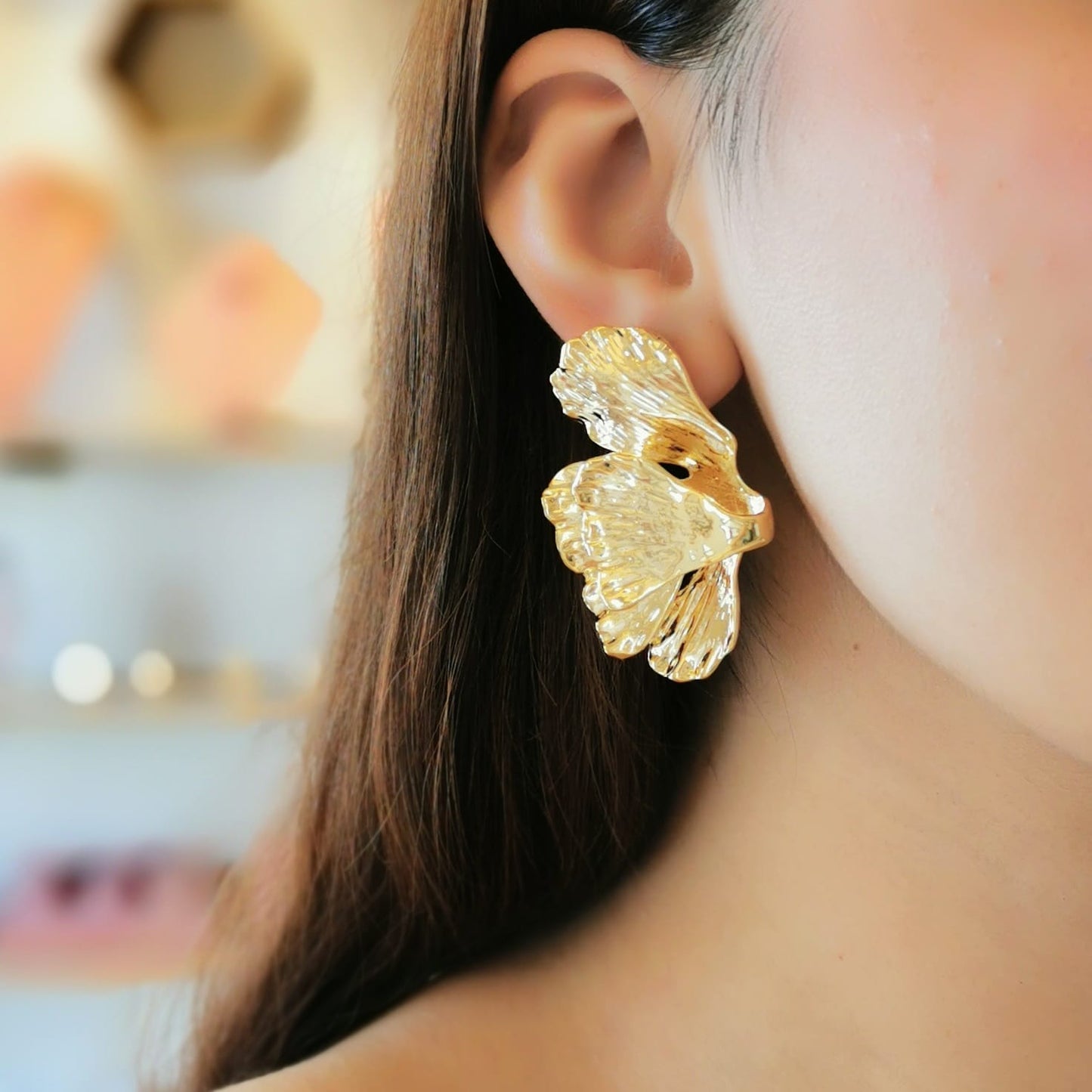 ARETES FLOR DOBLE