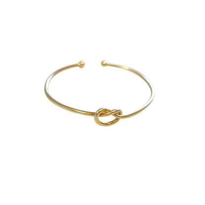 BRAZALETE NUDO DORADO