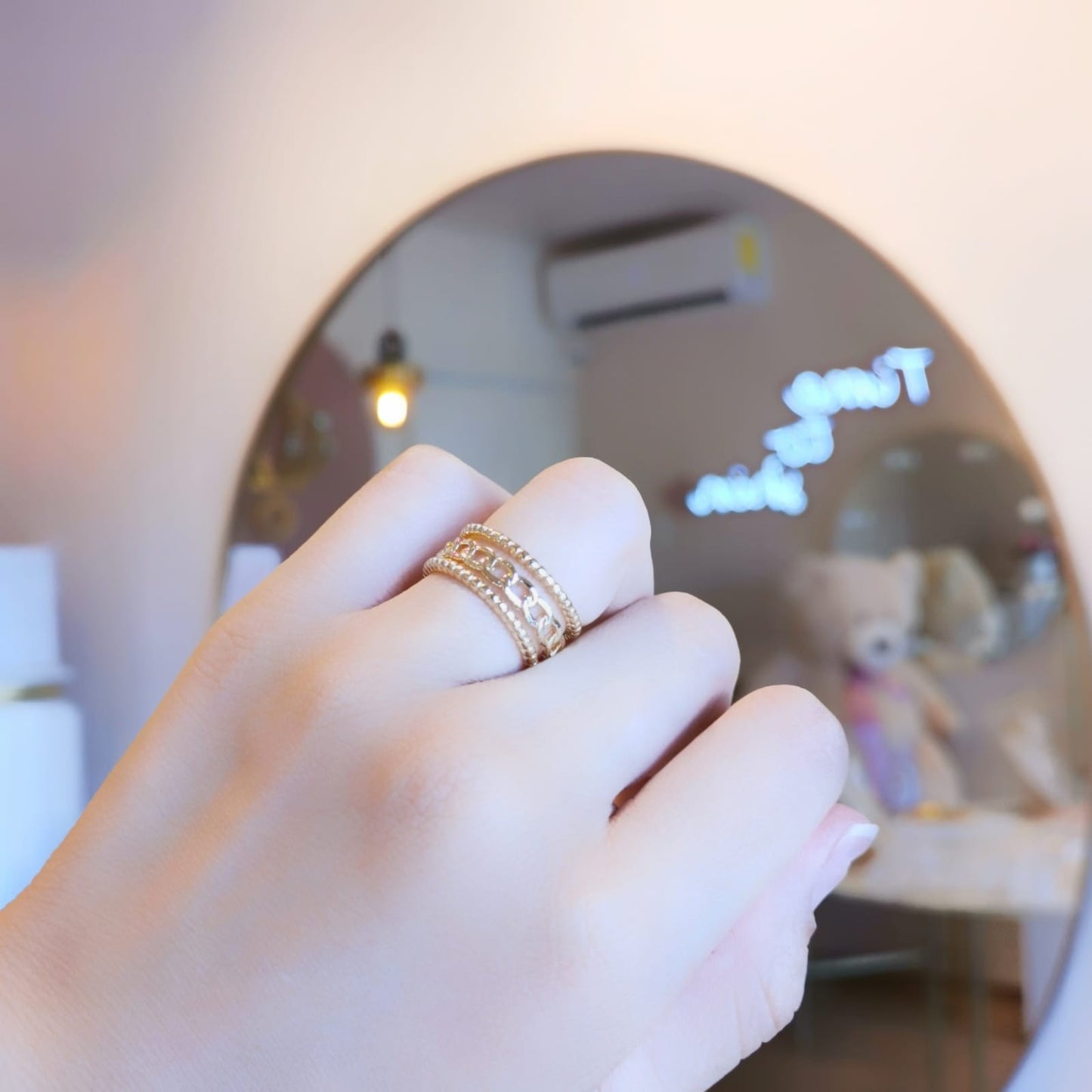 ANILLO CADENA TRIPLE