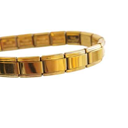 BRAZALETE ITALIANO DORADO