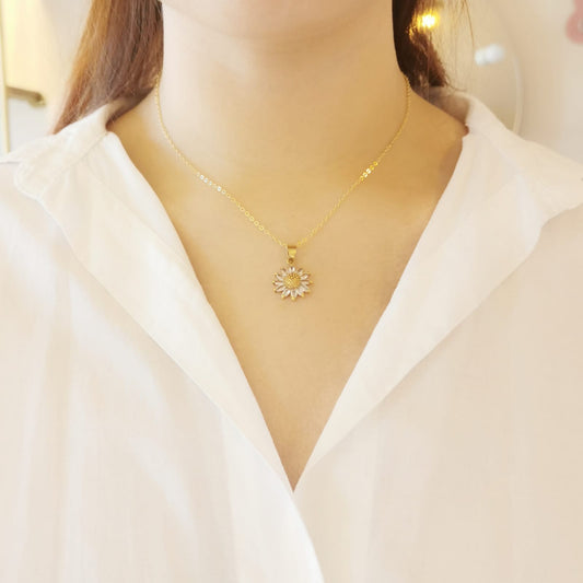 COLLAR FLOR ZIRCONIAS