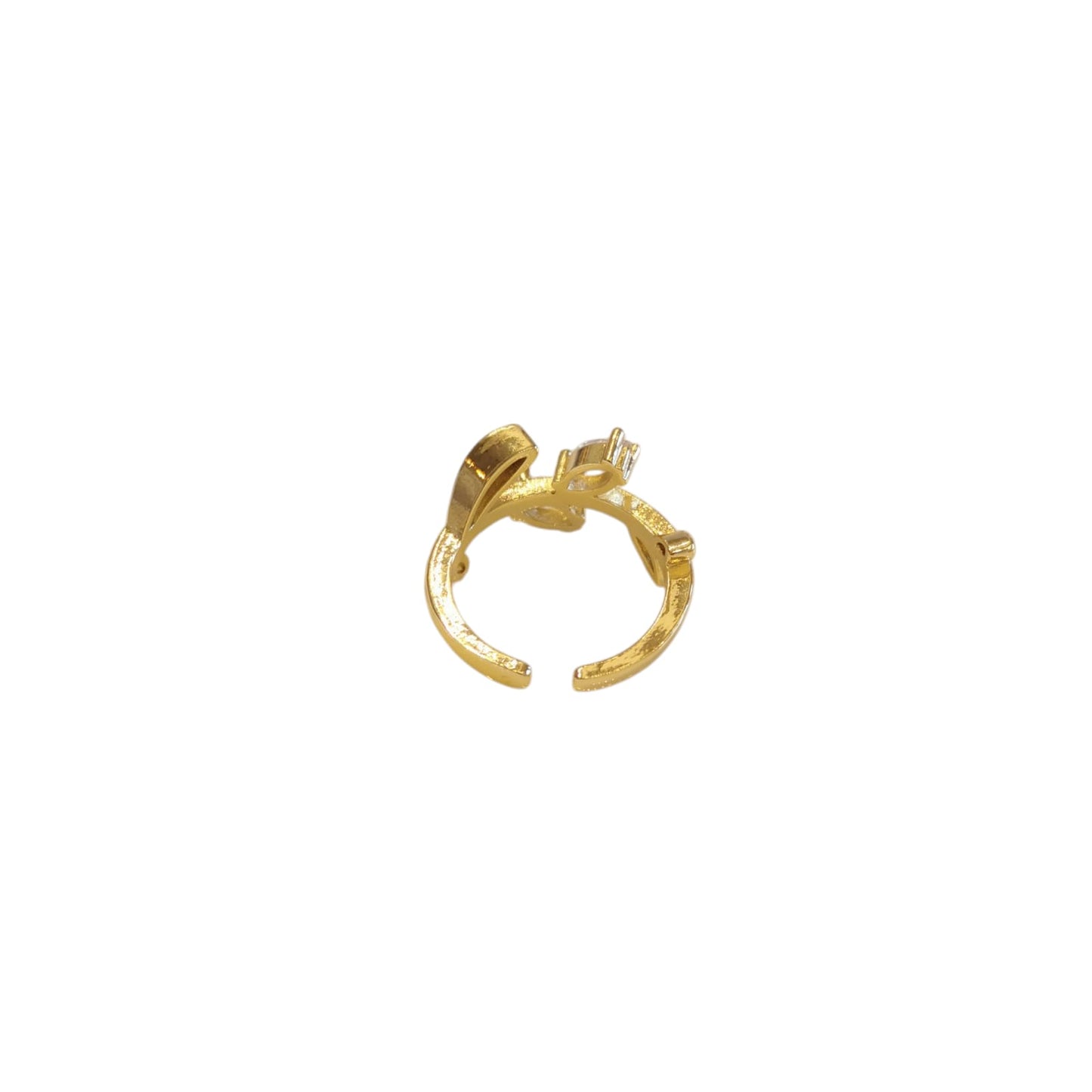 ANILLO HOJAS ZIRCONIA