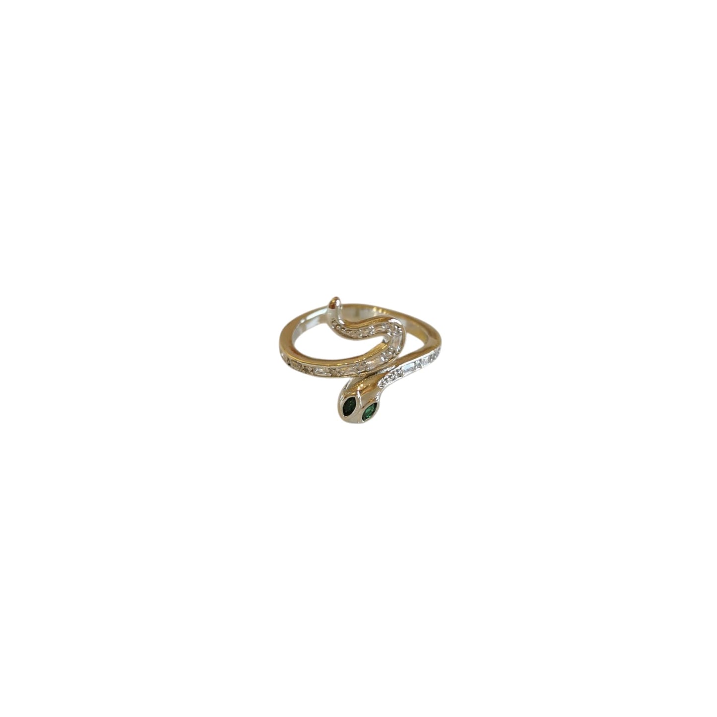 ANILLO SERPIENTE PLATEADA