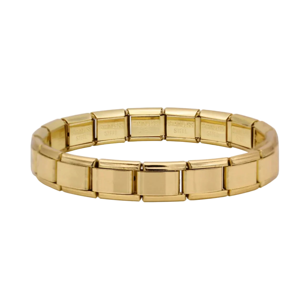 BRAZALETE ITALIANO DORADO